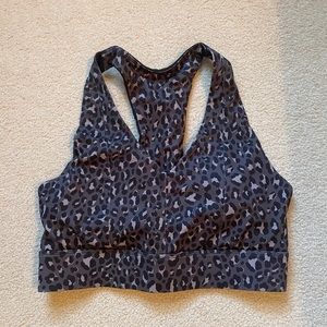 Fabletics Leopard Medium Impact Bra